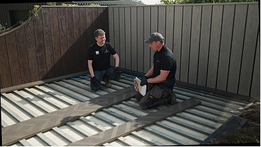 Load video: Modello decking installation tutorial