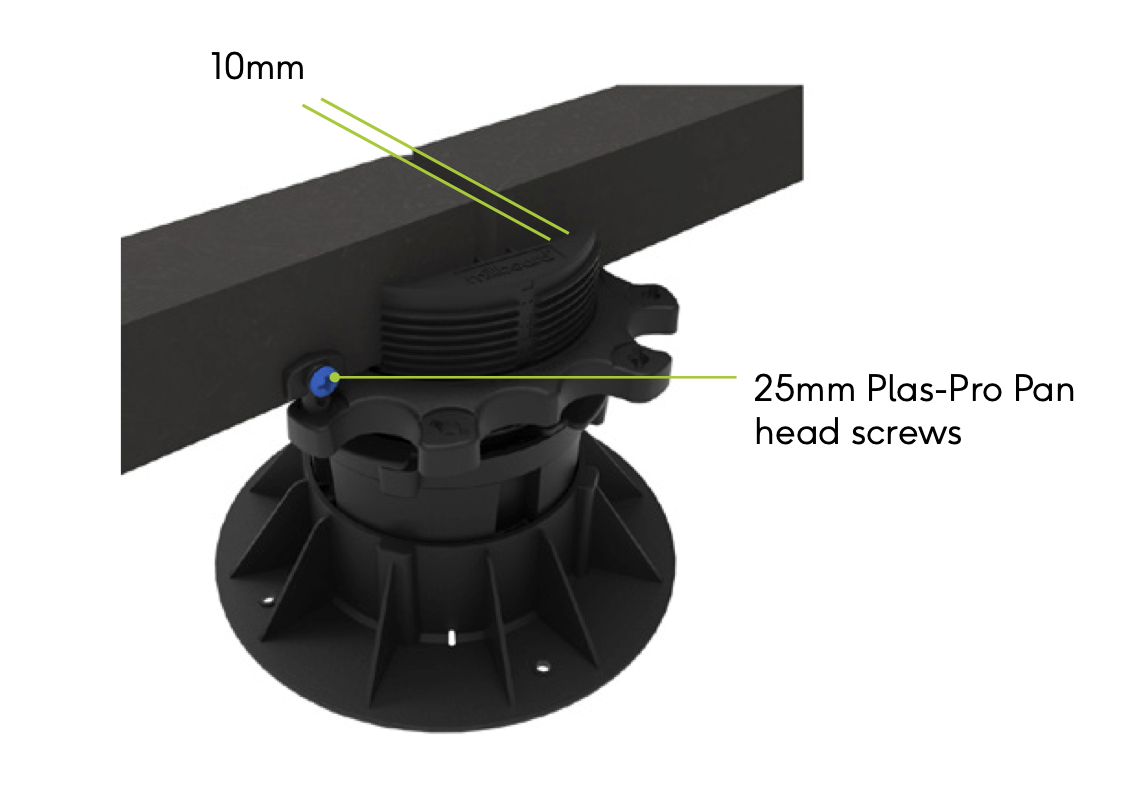 Plas-Pro 50mm x 50mm x 2400mm Composite Joist
