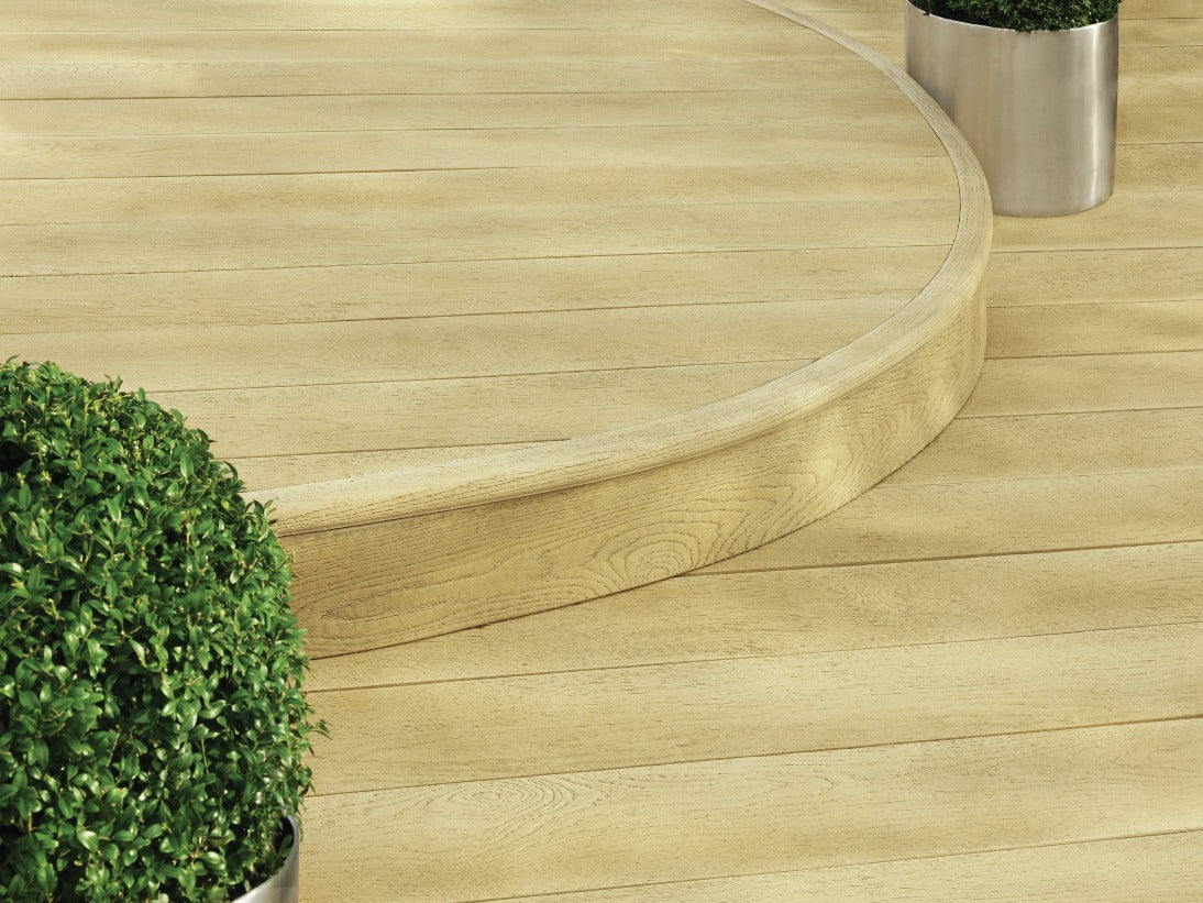 Bullnose Flexible Edging - 50mm wide - Composite Decking Specialist