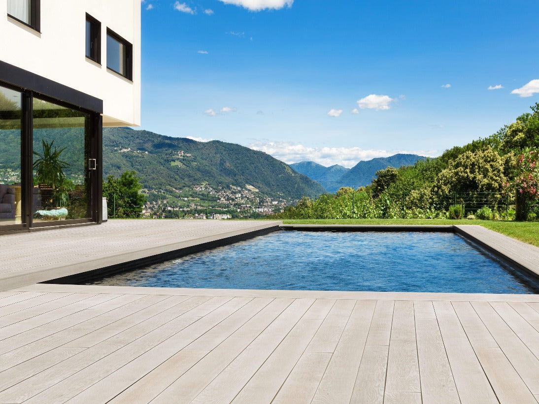 Limed Oak - Enhanced Grain - Composite Decking Specialist