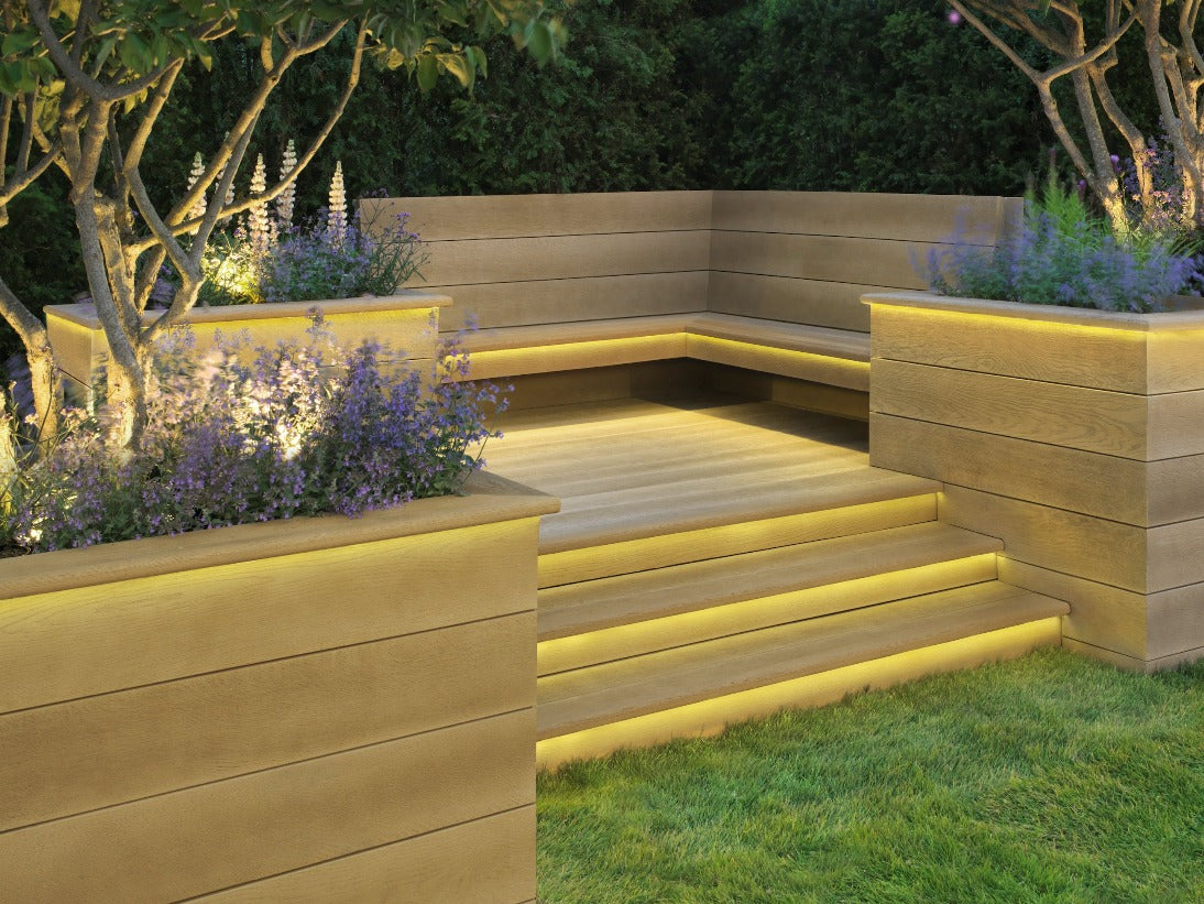 Golden Oak - Enhanced Grain - Composite Decking Specialist