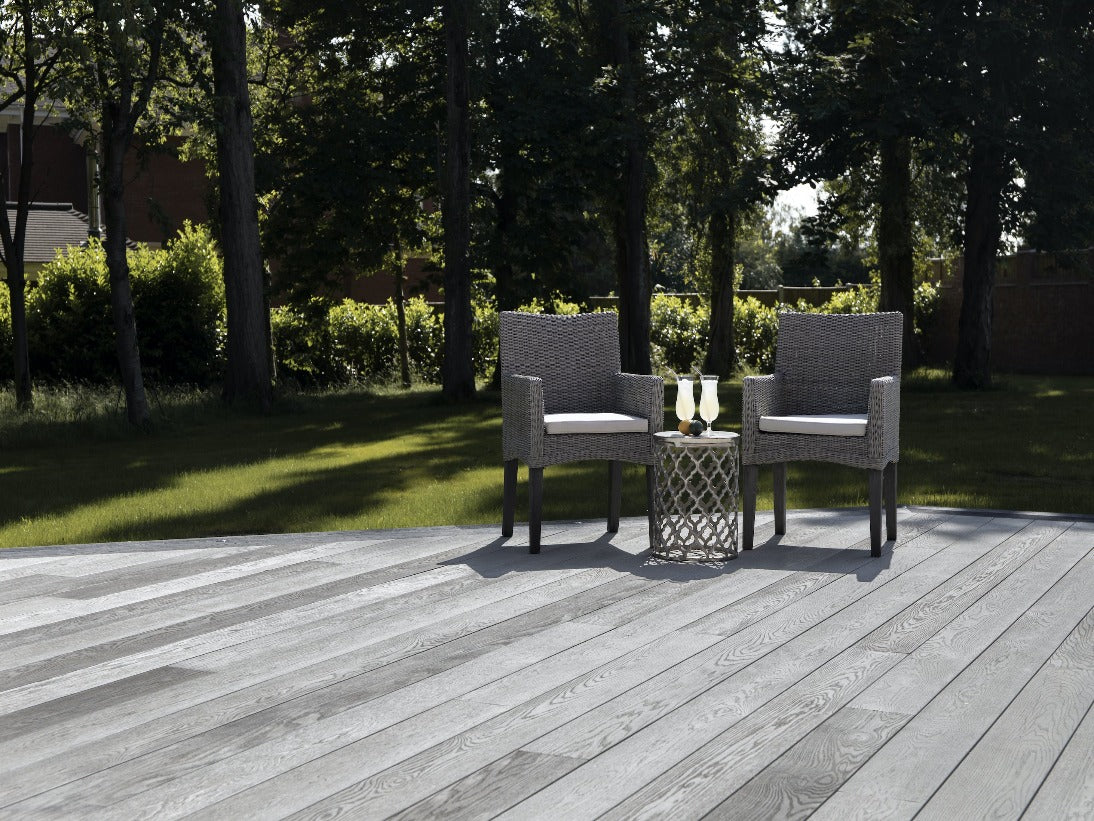 Smoked Oak - Enhanced Grain - Composite Decking Specialist