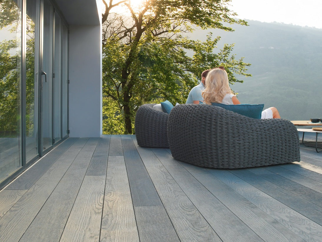 Brushed Basalt - Enhanced Grain - Composite Decking Specialist