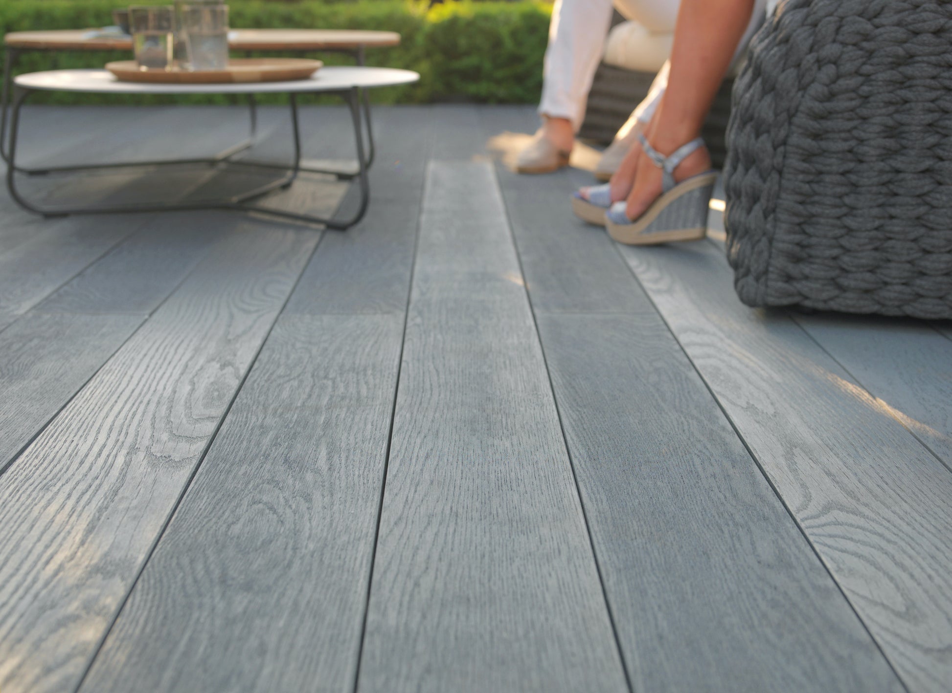 Brushed Basalt - Enhanced Grain - Composite Decking Specialist